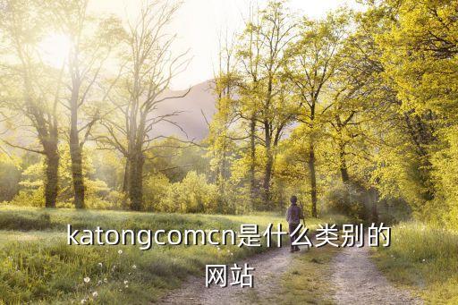 katongcomcn是什么類別的網站