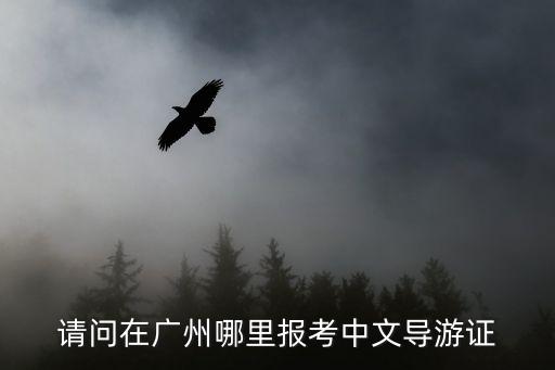 請問在廣州哪里報考中文導游證