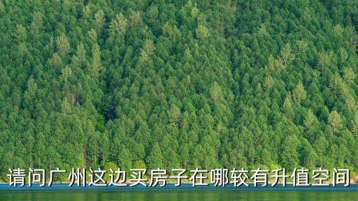 請問廣州這邊買房子在哪較有升值空間