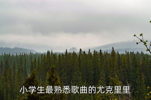 小學(xué)生最熟悉歌曲的尤克里里