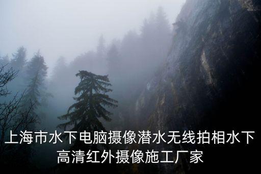 上海市無線監(jiān)控，上海市水下電腦攝像潛水無線拍相水下高清紅外攝像施工廠家