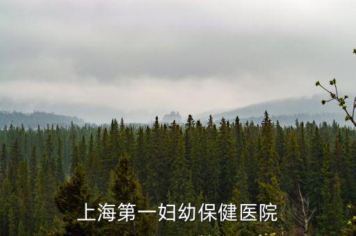 上海市第一婦幼早孕科，上海第一婦幼保健醫院