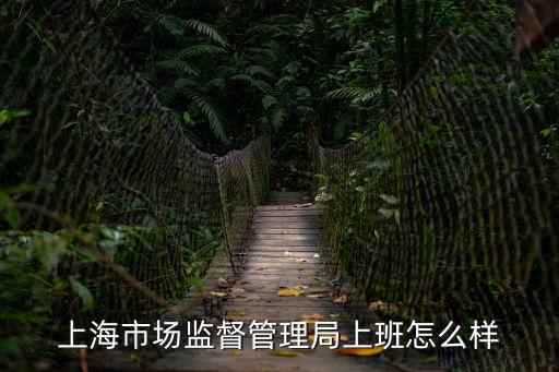 上海市場監(jiān)督管理局上班怎么樣