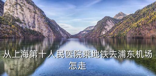 從上海第十人民醫(yī)院乘地鐵去浦東機場怎走