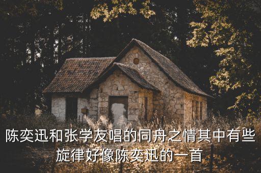 陳奕迅和張學(xué)友唱的同舟之情其中有些旋律好像陳奕迅的一首