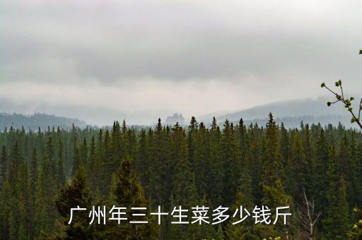 廣州年三十生菜多少錢(qián)斤