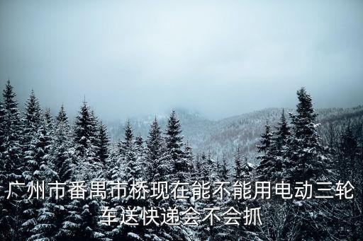 廣州快遞三輪車，請問在廣州送快遞可以騎電動三輪車嗎
