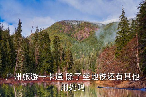 廣州旅游一票通使用方法，自由E派的全國旅游一卡通怎么用呢直接拿著去景點還是要現在