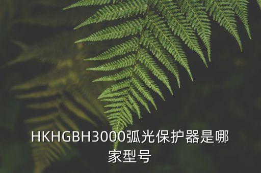 HKHGBH3000弧光保護器是哪家型號