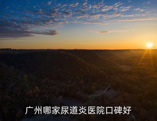 廣州哪家尿道炎醫院口碑好