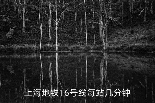 上海地鐵16號線每站幾分鐘