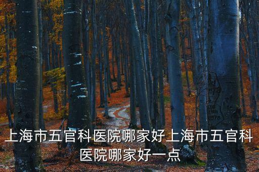 上海市五官科醫院專家陳玲，上海市五官科醫院哪家好上海市五官科醫院哪家好一點