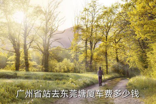 廣州市站到塘廈多少錢，廣州省站去東莞塘廈車費多少錢
