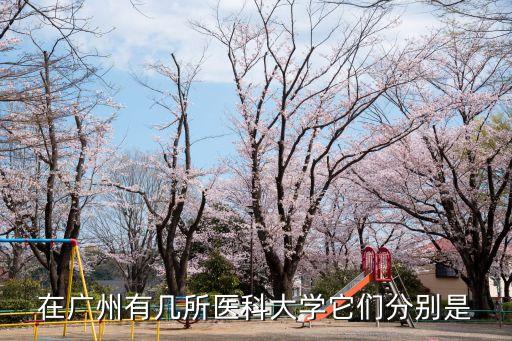 廣州有幾所醫科大學，在廣州有幾所醫科大學它們分別是