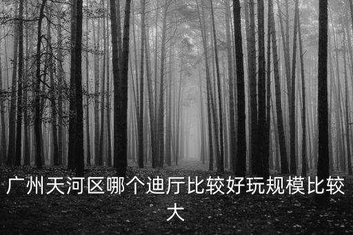 廣州天河區(qū)哪個(gè)迪廳比較好玩規(guī)模比較大