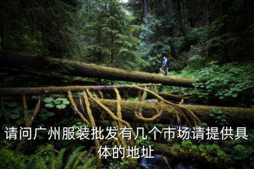 請問廣州服裝批發有幾個市場請提供具體的地址