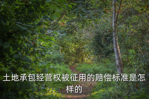 上海市承包地動用補(bǔ)償條款，土地承包經(jīng)營權(quán)被征用的賠償標(biāo)準(zhǔn)是怎樣的