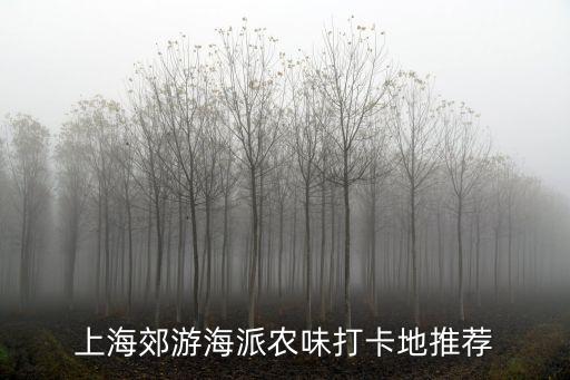 上海郊游海派農味打卡地推薦