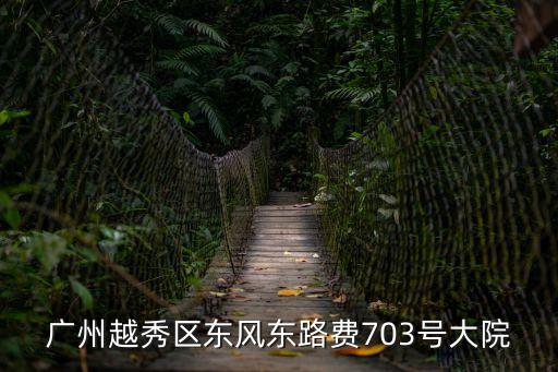 廣州越秀區(qū)東風(fēng)東路費(fèi)703號大院