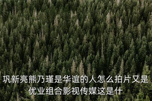 鞏新亮熊乃瑾是華誼的人怎么拍片又是優業組合影視傳媒這是什