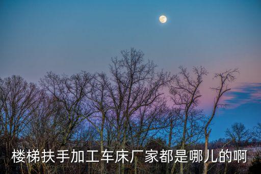 樓梯扶手加工車床廠家都是哪兒的啊