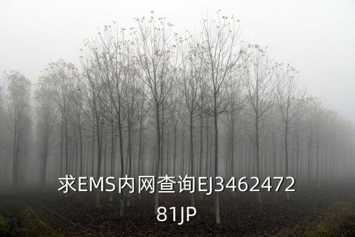 上海市封發(fā) 發(fā)往蘇州，求EMS內(nèi)網(wǎng)查詢EJ346247281JP