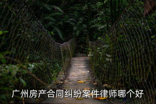 廣州代理房地產律師排名，誰知道比較好的房產合同律師啊