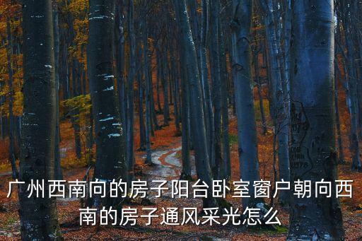 廣州西南向的房子陽臺臥室窗戶朝向西南的房子通風(fēng)采光怎么