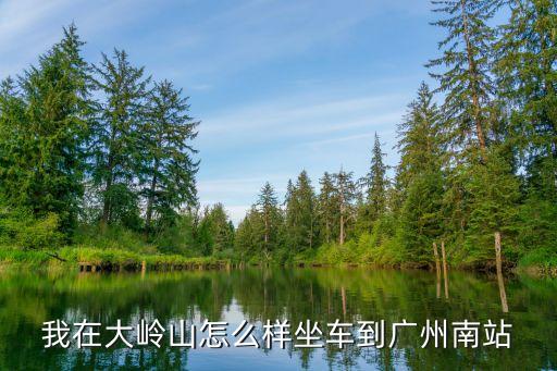 大嶺山到廣州南站多少公里，我在大嶺山怎么樣坐車到廣州南站