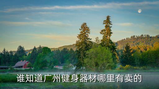 誰知道廣州健身器材哪里有賣的