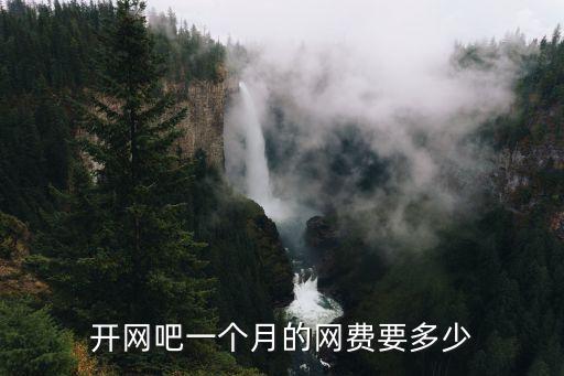 開網(wǎng)吧一個(gè)月的網(wǎng)費(fèi)要多少