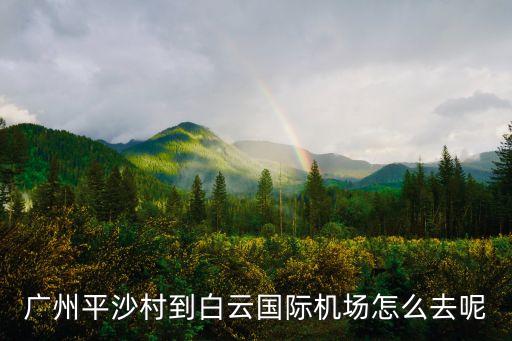 廣州沙村站到廣州機場有多遠，廣州平沙村到白云國際機場怎么去呢