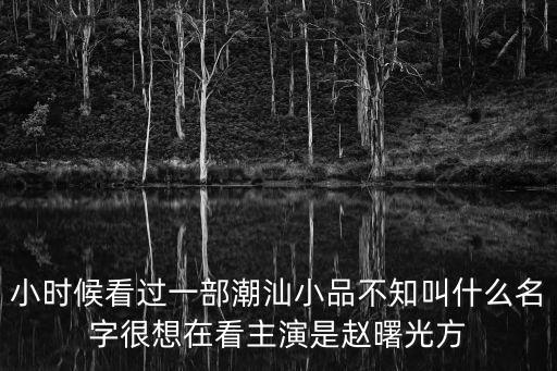 廣州潮汕方展榮小品，方展榮人潮語