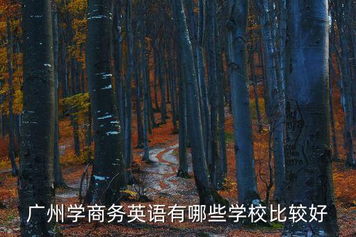 廣州商務英語培訓哪家合適，廣州商務英語班哪家好