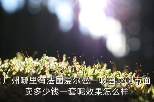 廣州哪里有法國愛爾曼一吸白賣啊市面賣多少錢一套呢效果怎么樣