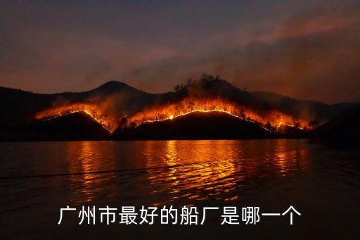 廣州市宏洲船廠，廣東省船場的名子都有哪些