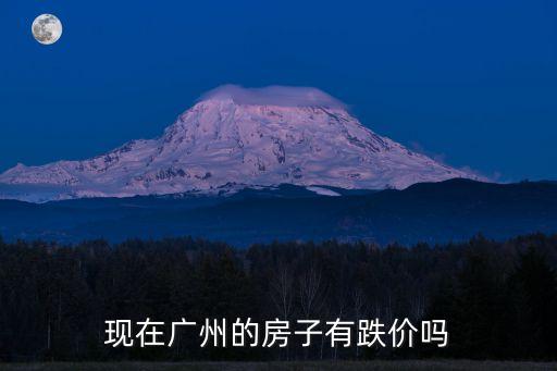 現在廣州的房子有跌價嗎