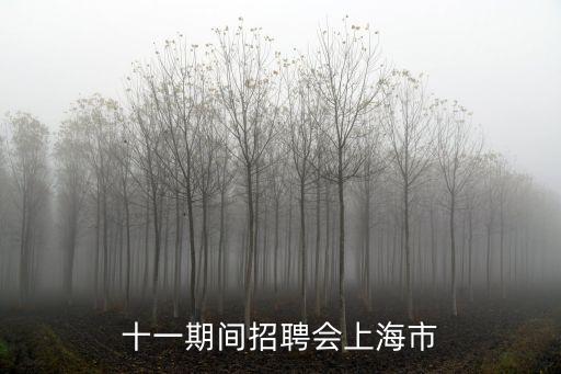 十一期間招聘會(huì)上海市