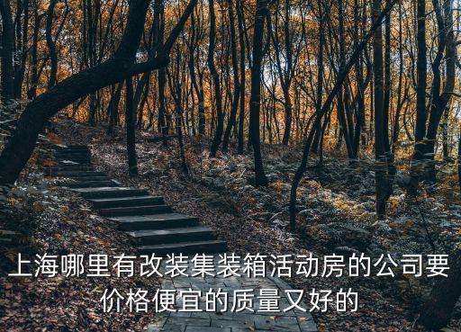 上海哪里有改裝集裝箱活動(dòng)房的公司要價(jià)格便宜的質(zhì)量又好的