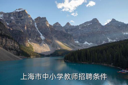 教師如何應聘上海市民辦小學，上海市中小學教師招聘條件
