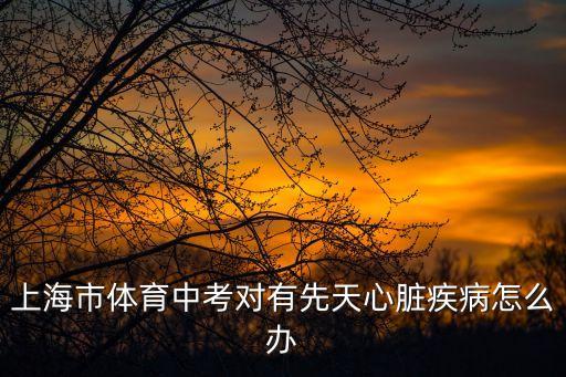 上海市體育中考免考，上海市體育中考對有先天心臟疾病怎么辦