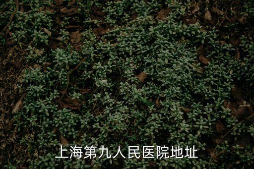 上海第九人民醫院地址
