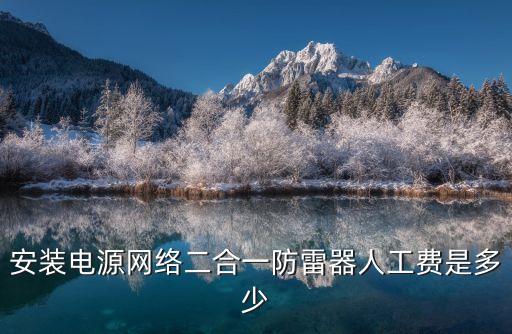 安裝電源網絡二合一防雷器人工費是多少