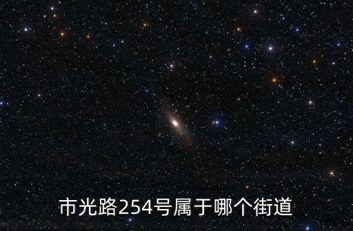 上海市市光路，市光路254號屬于哪個街道