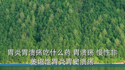 胃炎胃潰瘍吃什么藥 胃潰瘍 慢性非萎縮性胃炎胃竇潰瘍