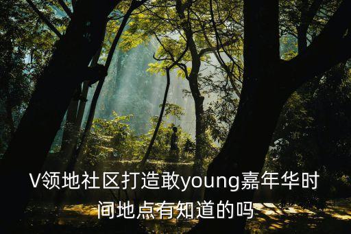 上海市v領青年社區，V領地社區是做什么的