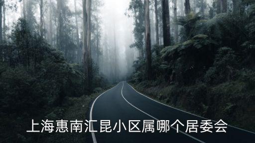 上海市惠南的匯昆小區，上海惠南匯昆小區屬哪個居委會