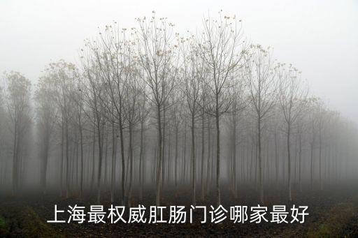 上海最權威肛腸門診哪家最好