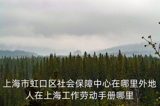 上海市虹口區(qū)社會(huì)福利中心，廣靈四路268號(hào)虹口區(qū)第二社會(huì)福利院屬什么街道