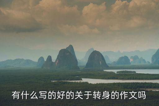 轉(zhuǎn)身作文，有什么寫(xiě)的好的關(guān)于轉(zhuǎn)身的作文嗎